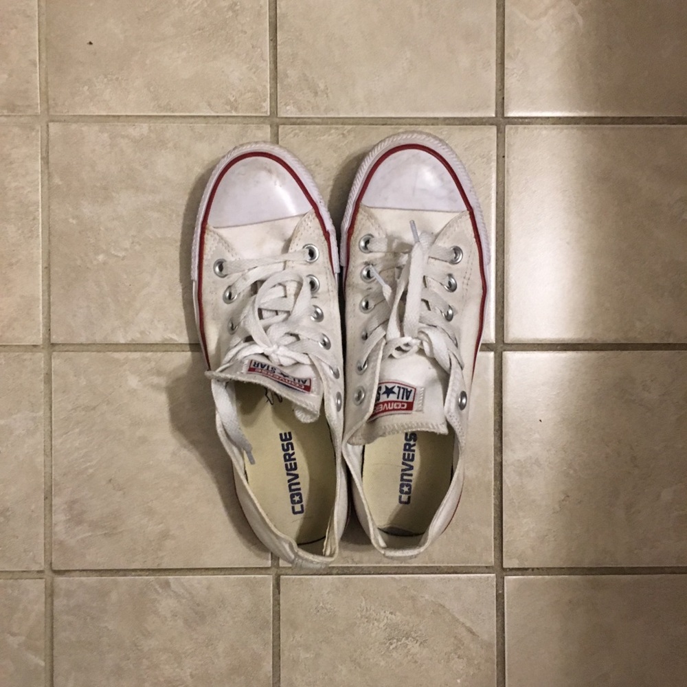 White Converse Sneakers